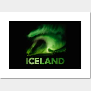 Aurora Borealis, Iceland Posters and Art